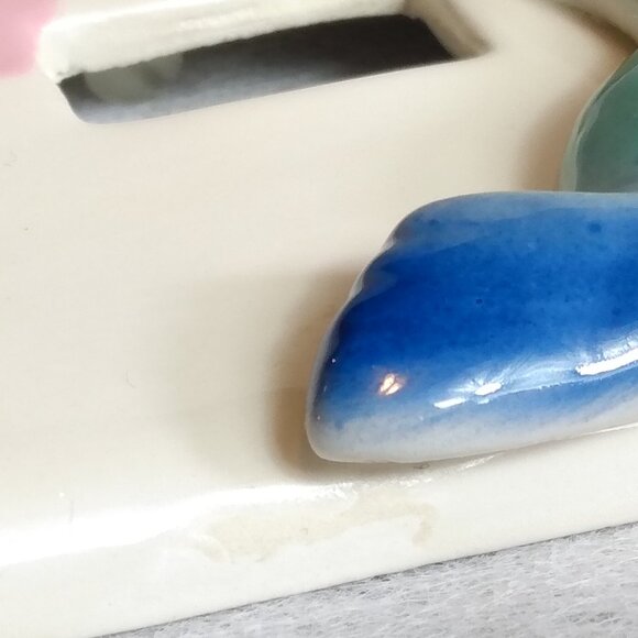 Vintage 80s All Fired Up-Hand Painted Hummingbirds Light Switch Plates-Lot Of 5 - Picture 9 of 12